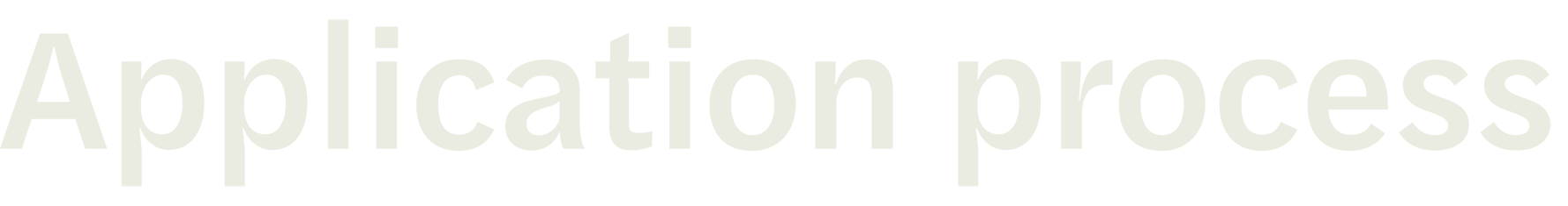Application process